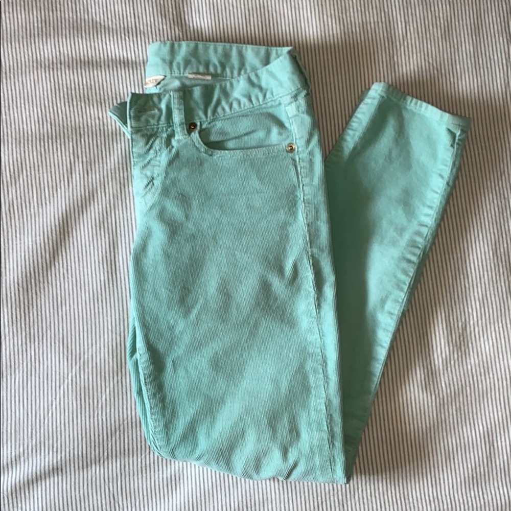 JCrew Low rise cropped cords